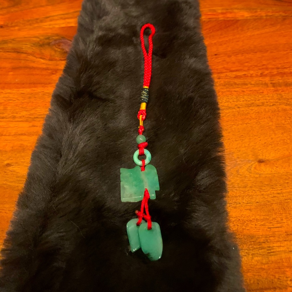 Jade luck charm